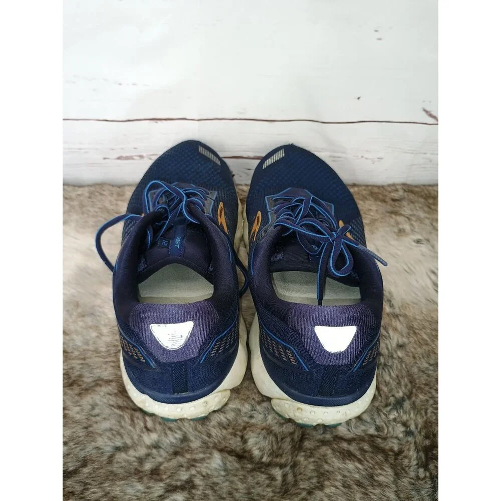 Brooks Mens‎ Running Shoes Size 11 GTS 21 Blue Orange Mesh Lightweight